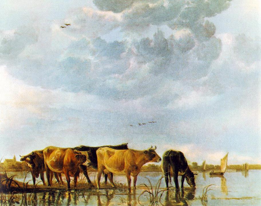 Cows En Agua Cuyp — Aelbert Cuyp
