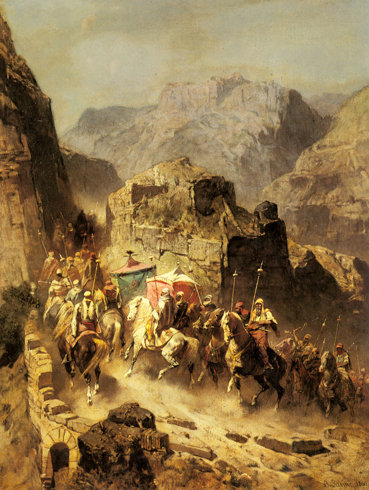 Arab Caravana Pasini — Alberto Pasini
