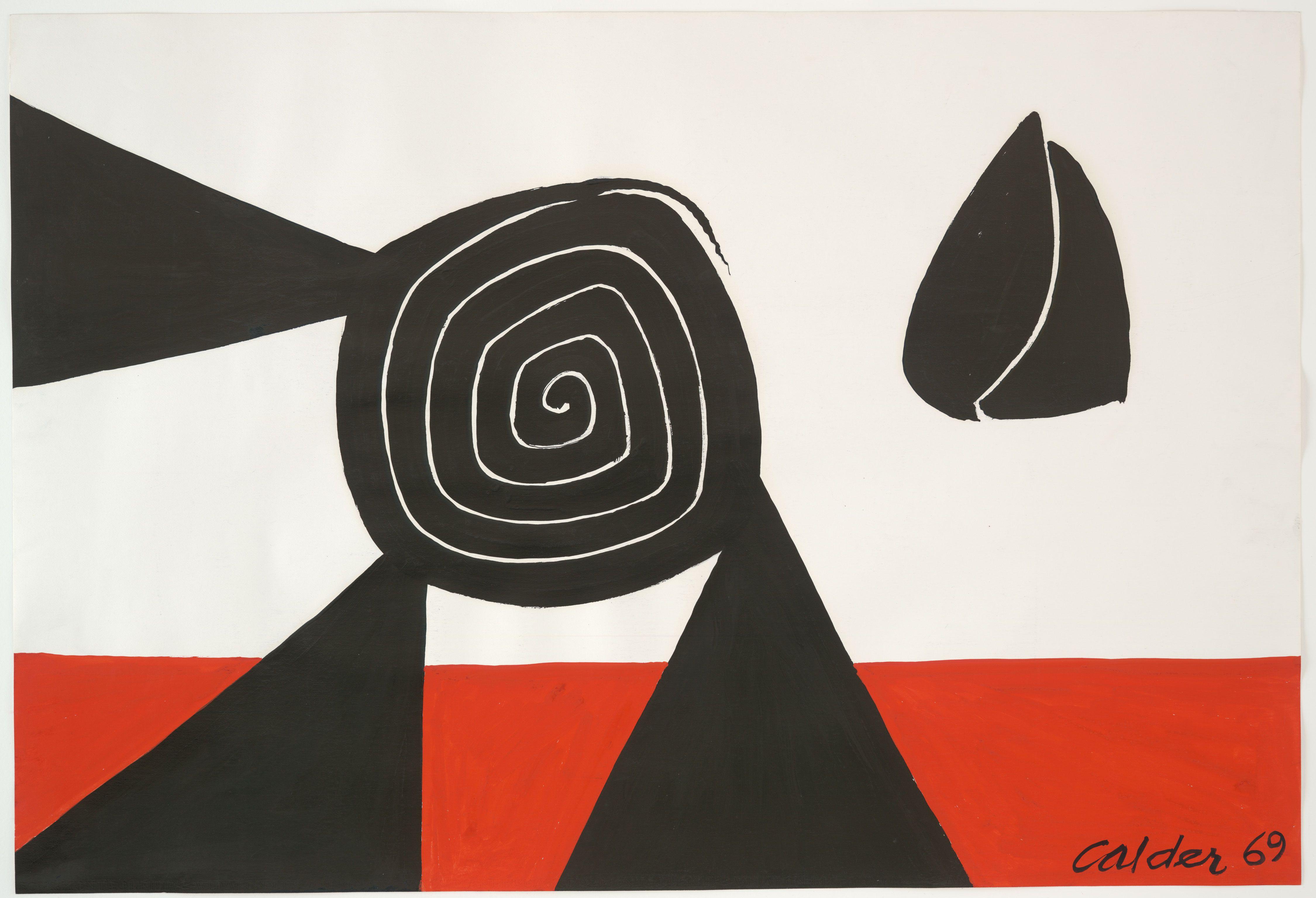 Móvil rojo, Alexander Calder