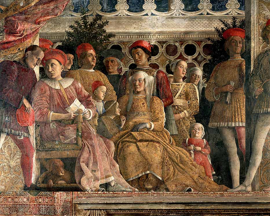 Court De Mantua Detalle 1 Mantegna — Andrea Mantegna — Renacimiento