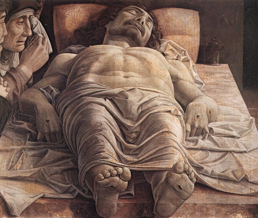 Lamentacion Sobre Dead Cristo Mantegna — Andrea Mantegna — Renacimiento