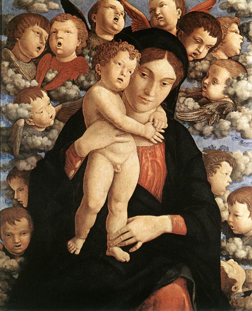 Madonna De Cherubim Mantegna — Andrea Mantegna — Renacimiento