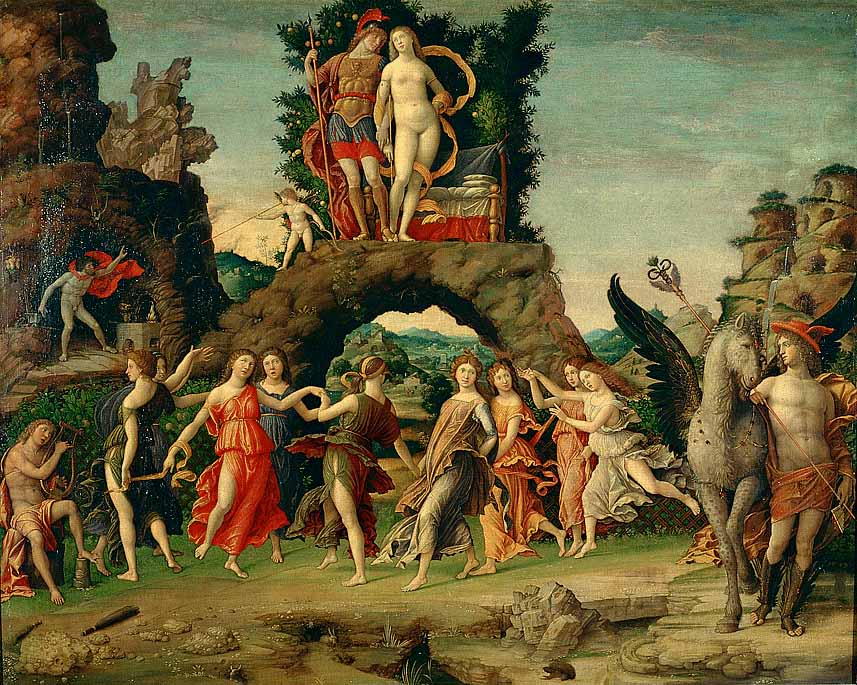 Parnassus Mantegna — Andrea Mantegna — Renacimiento