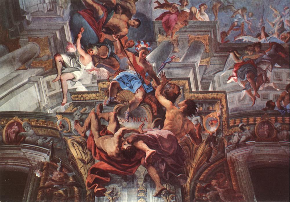 Apotheose De S Ignazio Detalle 2 Pozzo — Andrea Pozzo