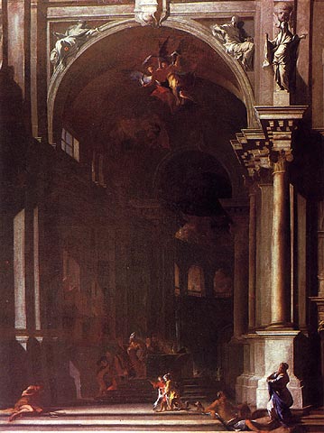 Presentacion De Jesus En Templo Pozzo — Andrea Pozzo