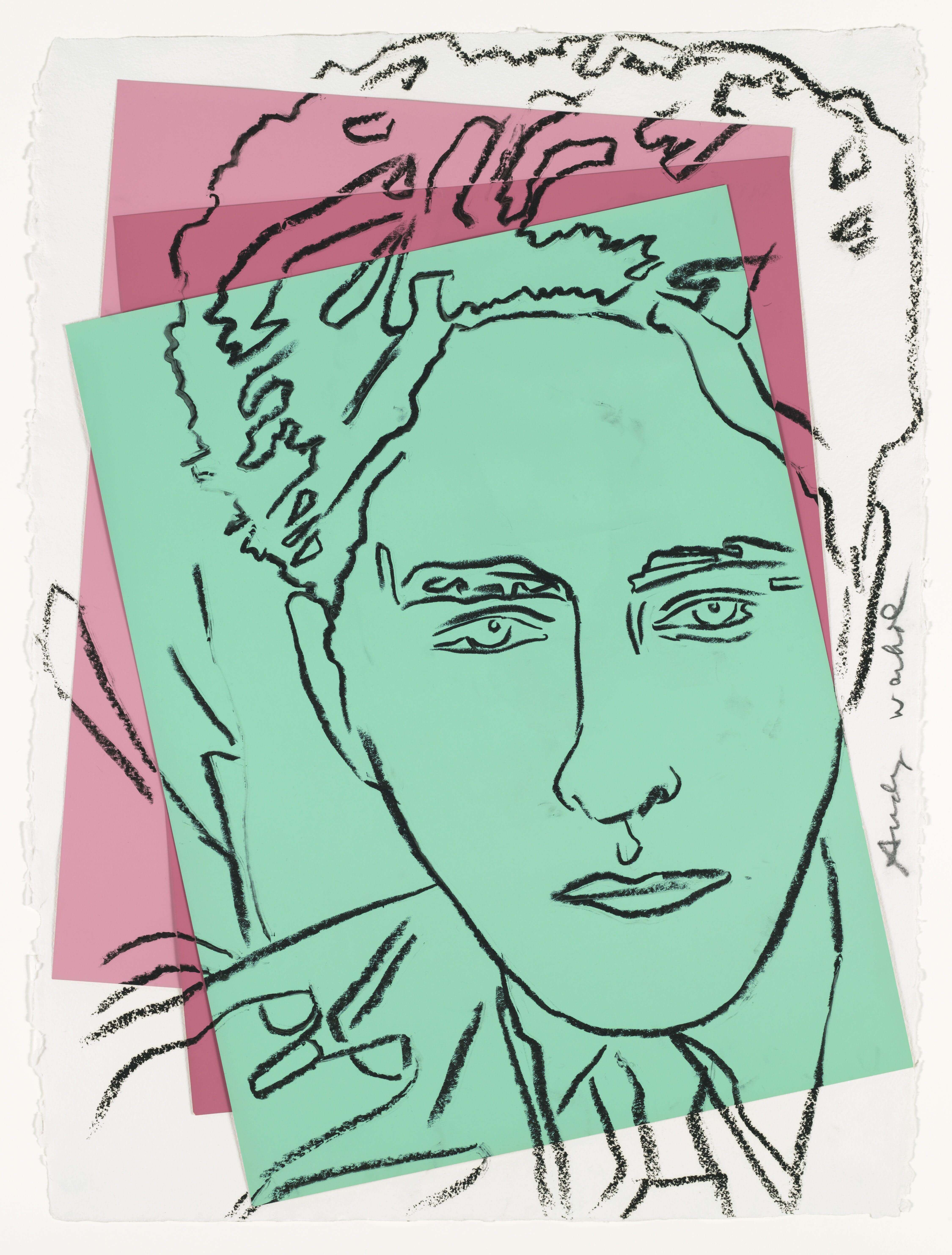 Jean Cocteau Warhol — Andy Warhol — Arte Pop