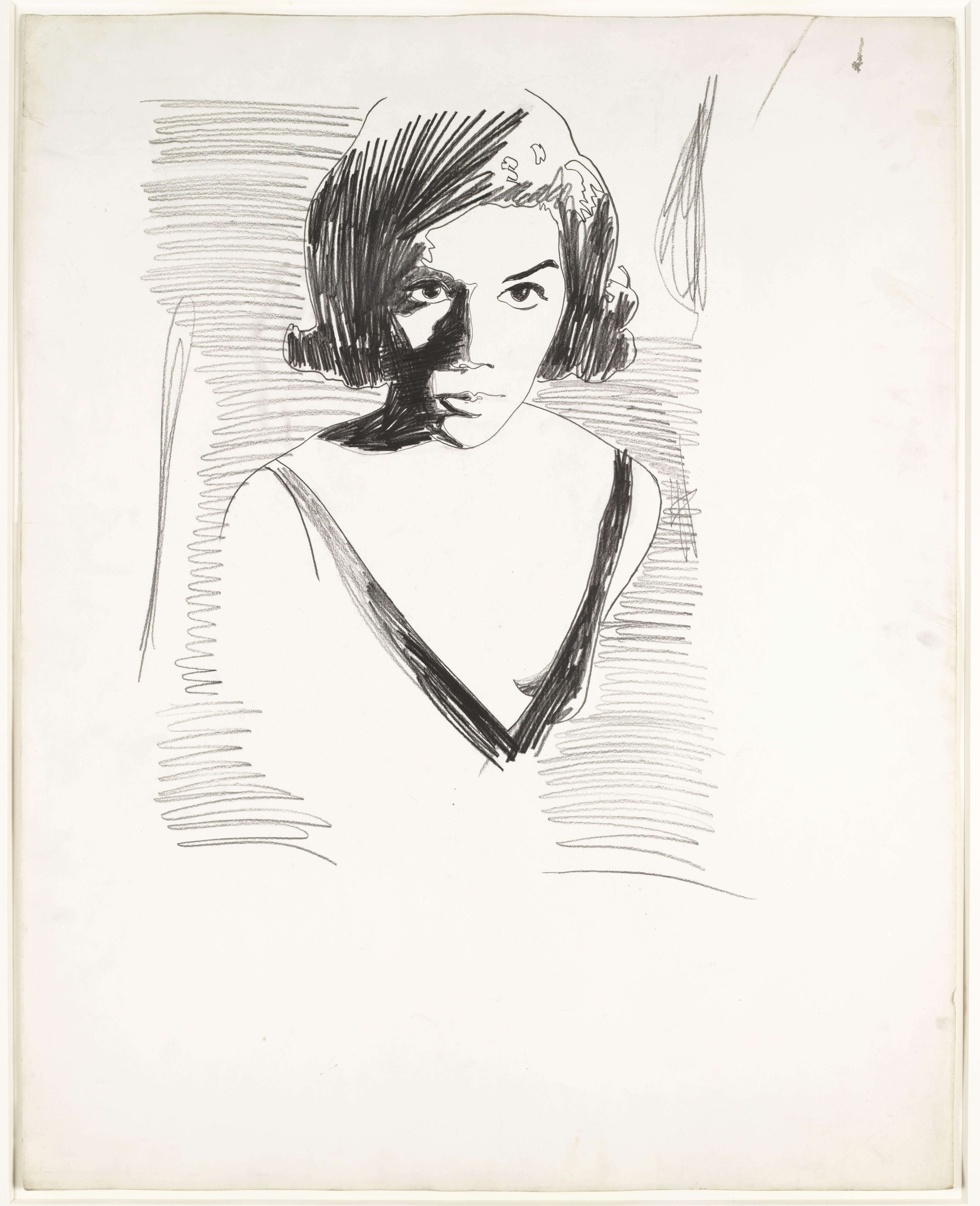 Retrato De Mujer Warhol — Andy Warhol — Arte Pop