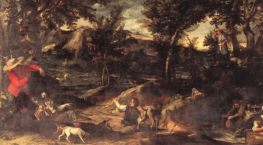 Cazando Carracci — Annibale Carracci — Barroco
