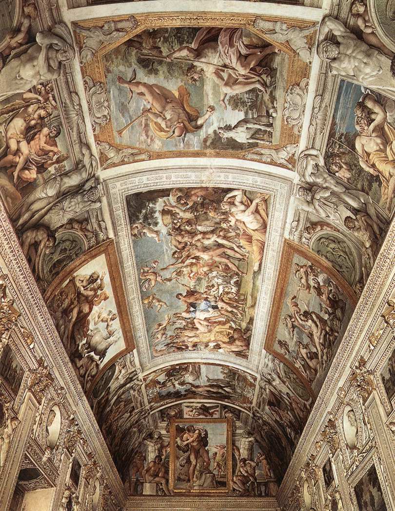 Ceiling Fresco Carracci — Annibale Carracci — Barroco