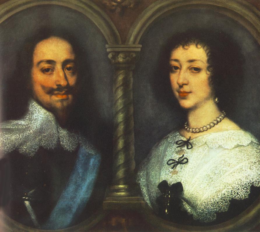 Charles I De Inglaterra Y Henrietta De Francia Van Dyck — Anthony Van Dyck — Barroco