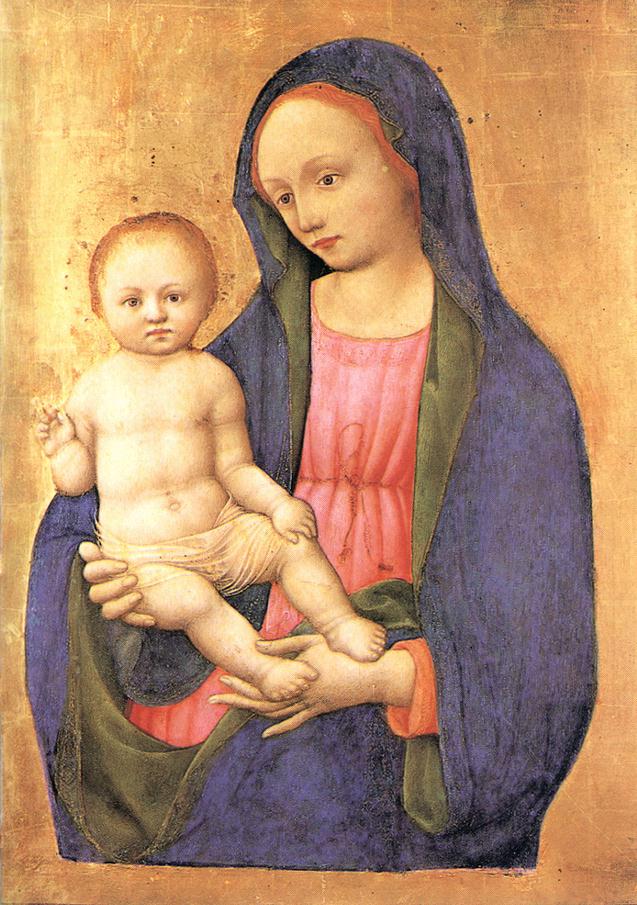 Virgen Y Nino Vivarini — Antonio Vivarini