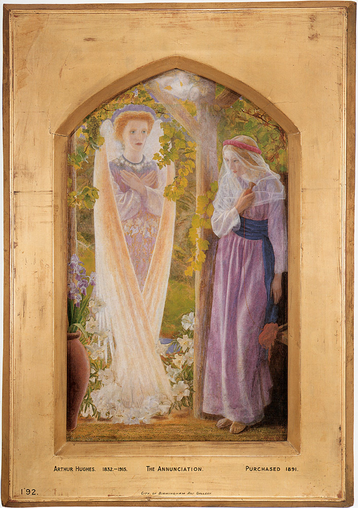 Ecce Ancilla Domini (La Anunciación), Dante Gabriel Rossetti