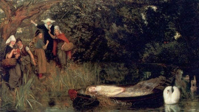 Dama De Shalott Hughes — Arthur Hughes