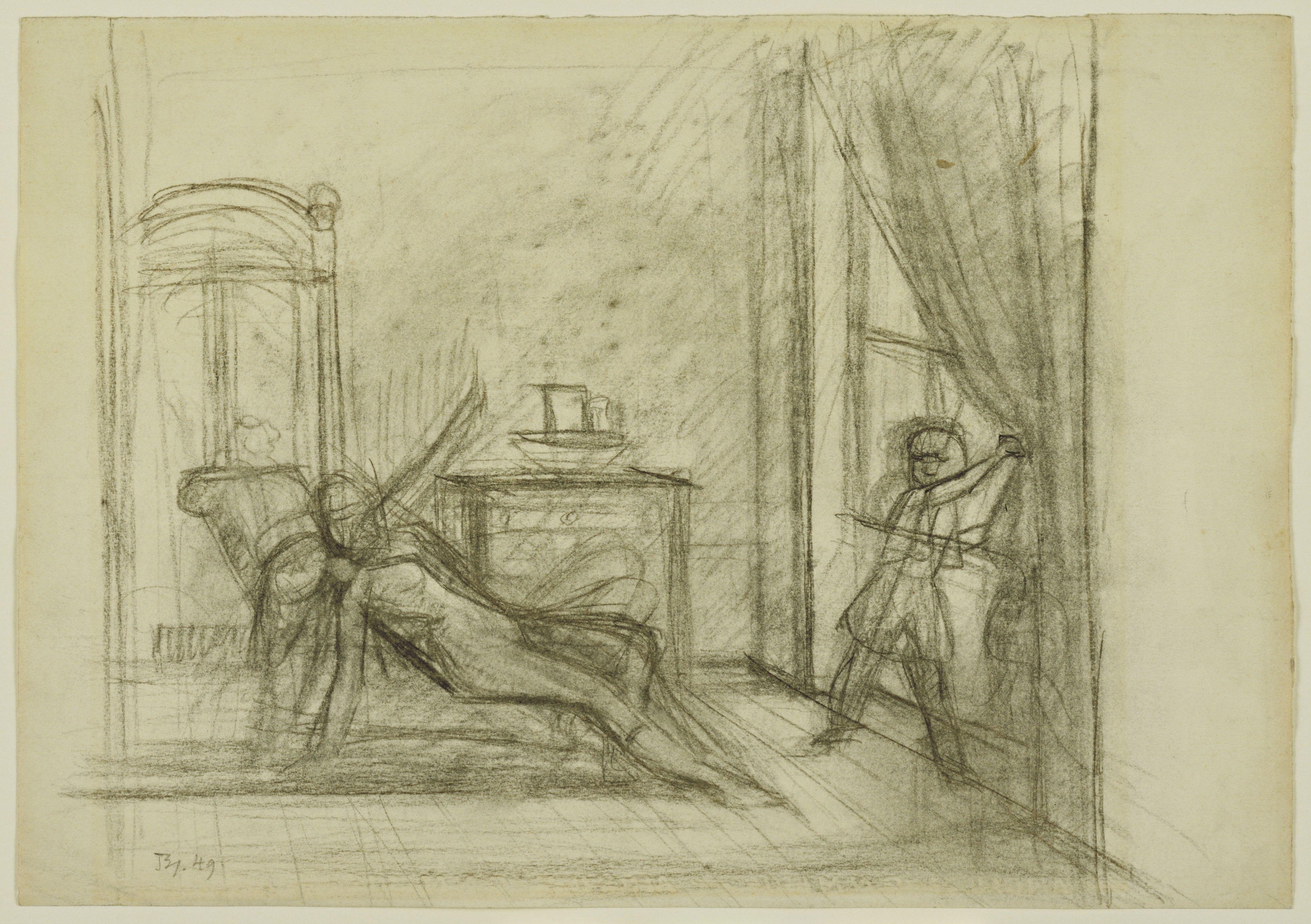 Estudio Para Habitacion Balthus — Balthus — Realismo