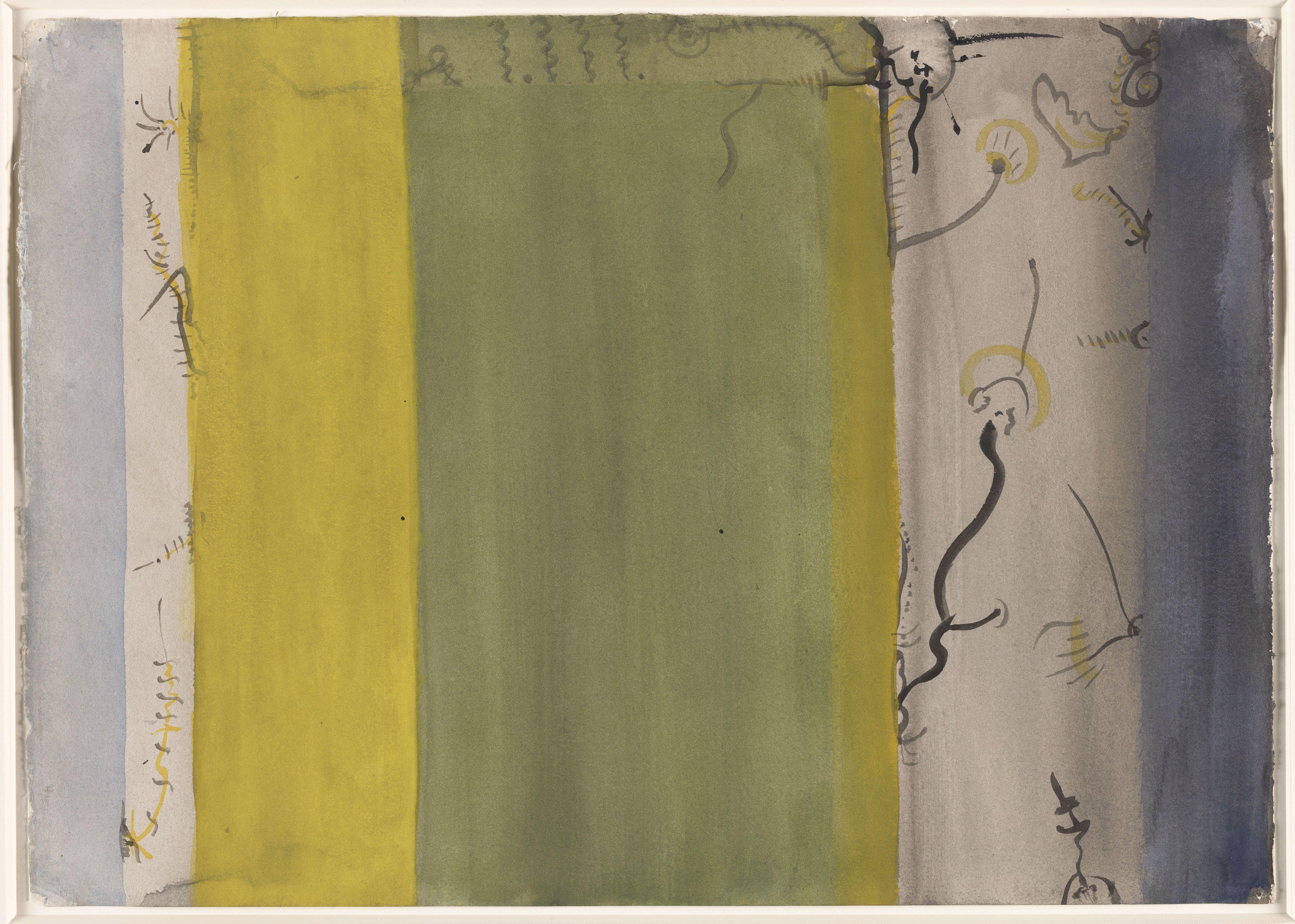 Untitled 2 Newman — Barnett Newman — Expresionismo Abstracto