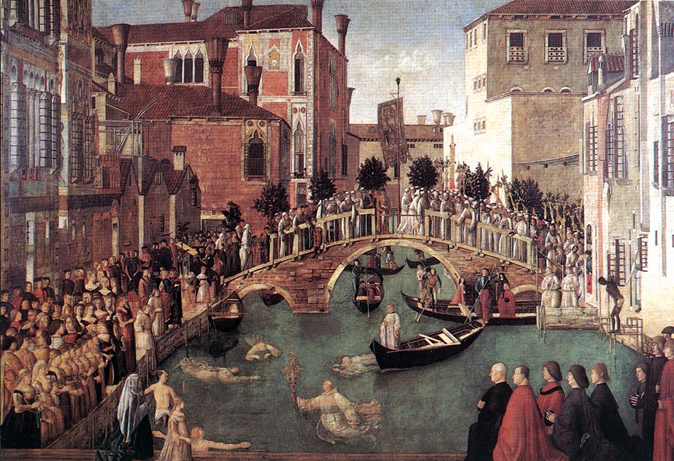 Miracle De Cross En Puente De S Lorenzo Bellini — Bellini