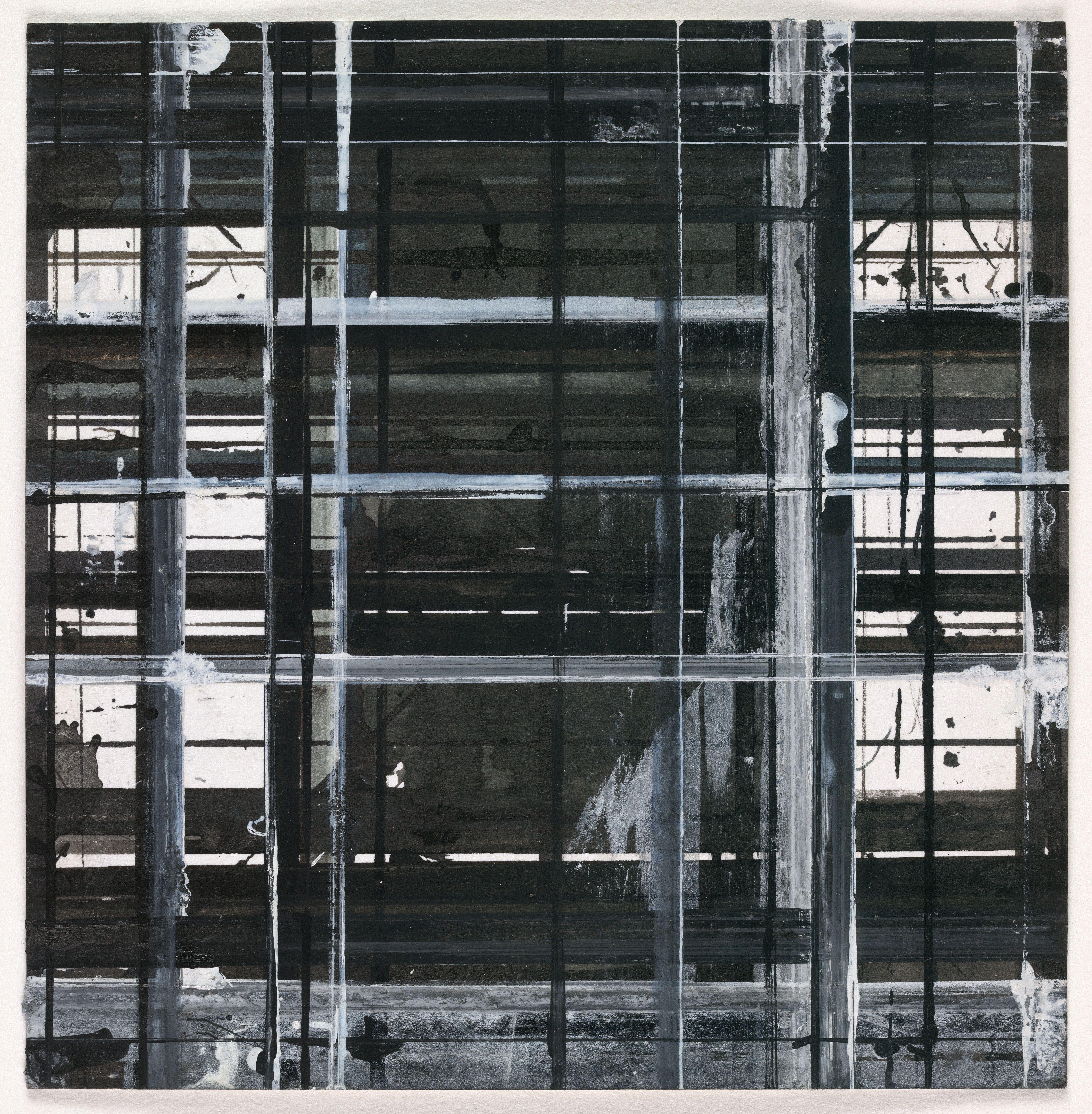 Card Dibujo 11 Marden — Brice Marden — Minimalismo