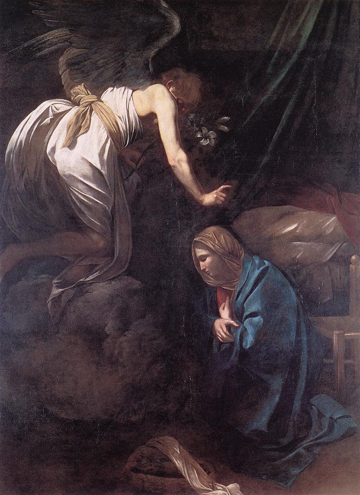 Anunciacion Caravaggio — Caravaggio — Barroco