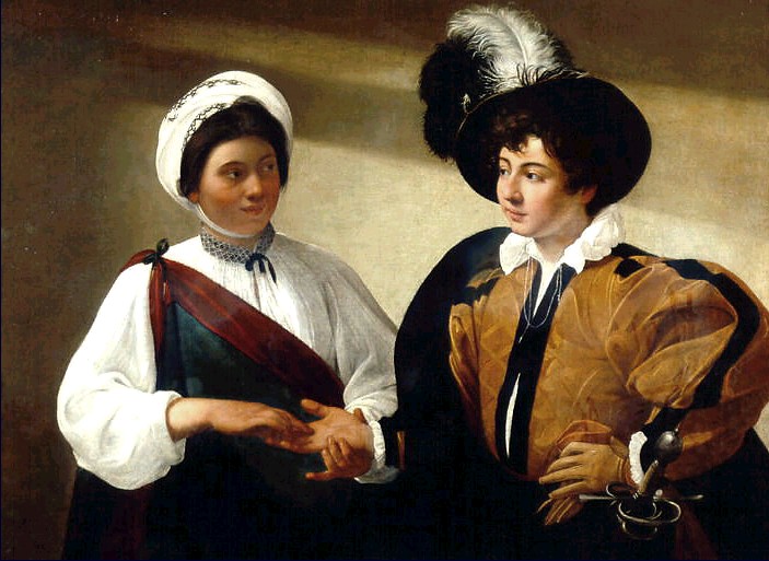 Caravaggio La Diseuse De Bonne Aventure Caravaggio — Caravaggio — Barroco