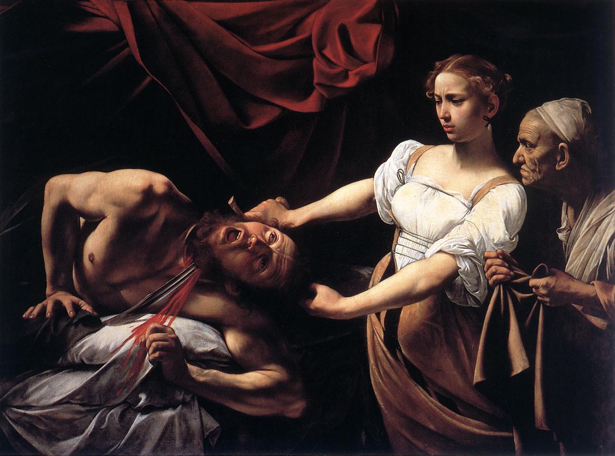 Judith decapitando a Holofernes, Caravaggio