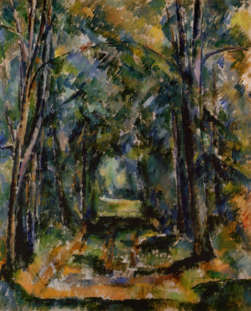 Alley En Chantilly 2 Cezanne — Cezanne — Posimpresionismo