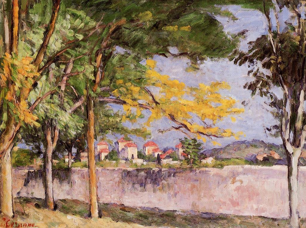 Antiguo Wall Cezanne — Cezanne — Posimpresionismo