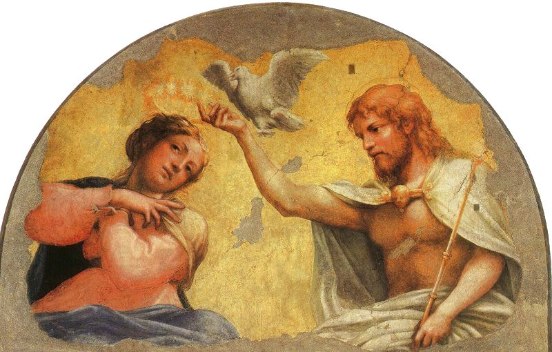 Coronacion De Virgen Correggio — Correggio