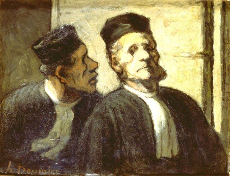 Two Attorneys Daumier — Daumier