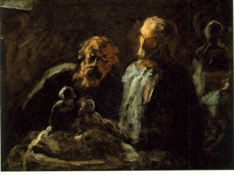 Two Sculptors Daumier — Daumier