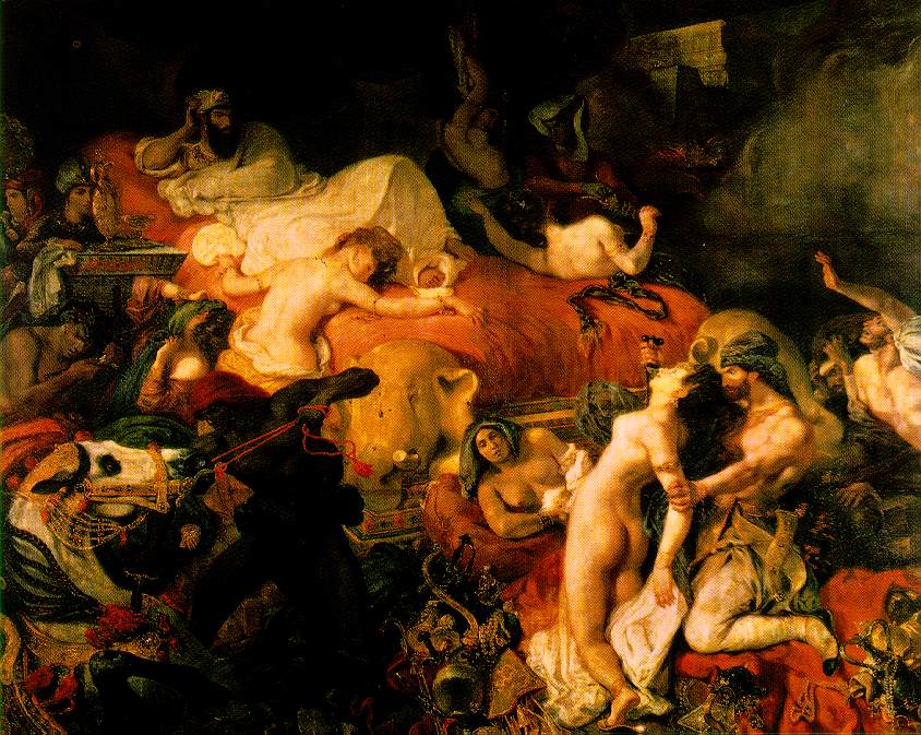 La muerte de Sardanápalo, Eugène Delacroix