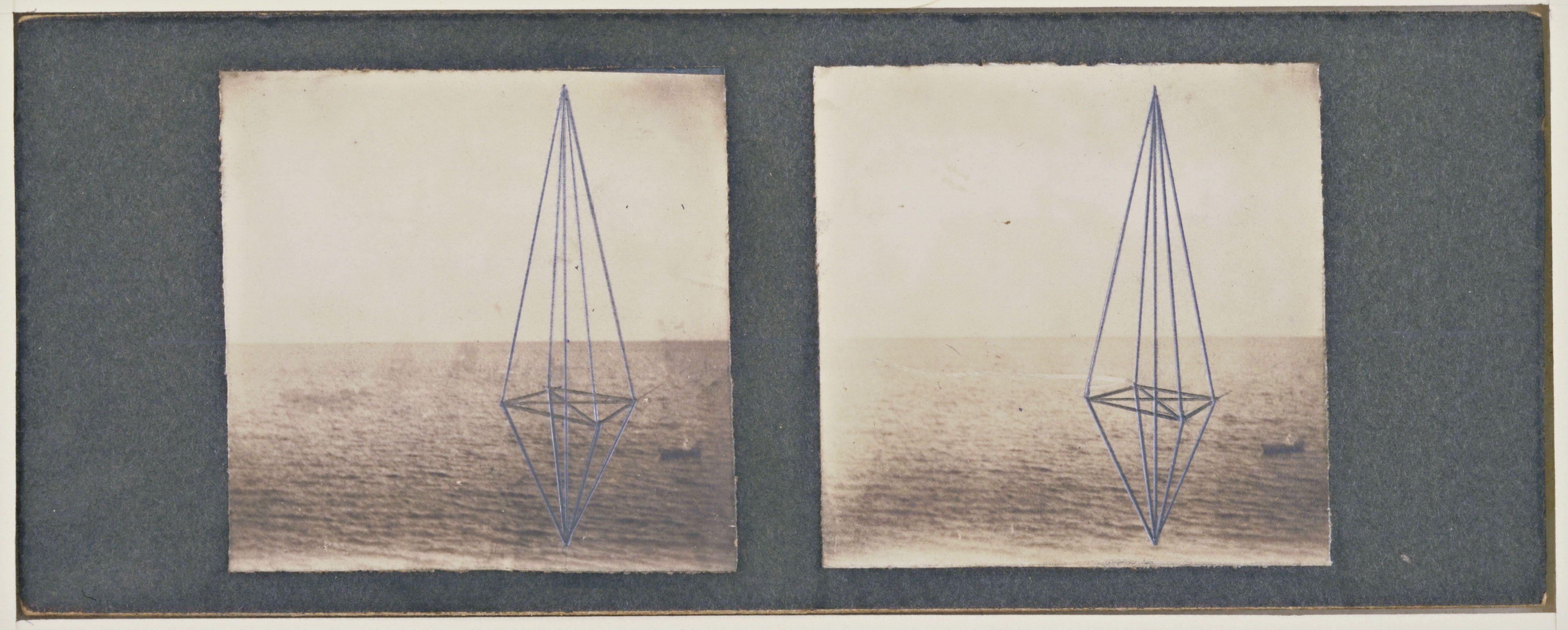 Handmade Stereopticon Slide 2 — Duchamp 2