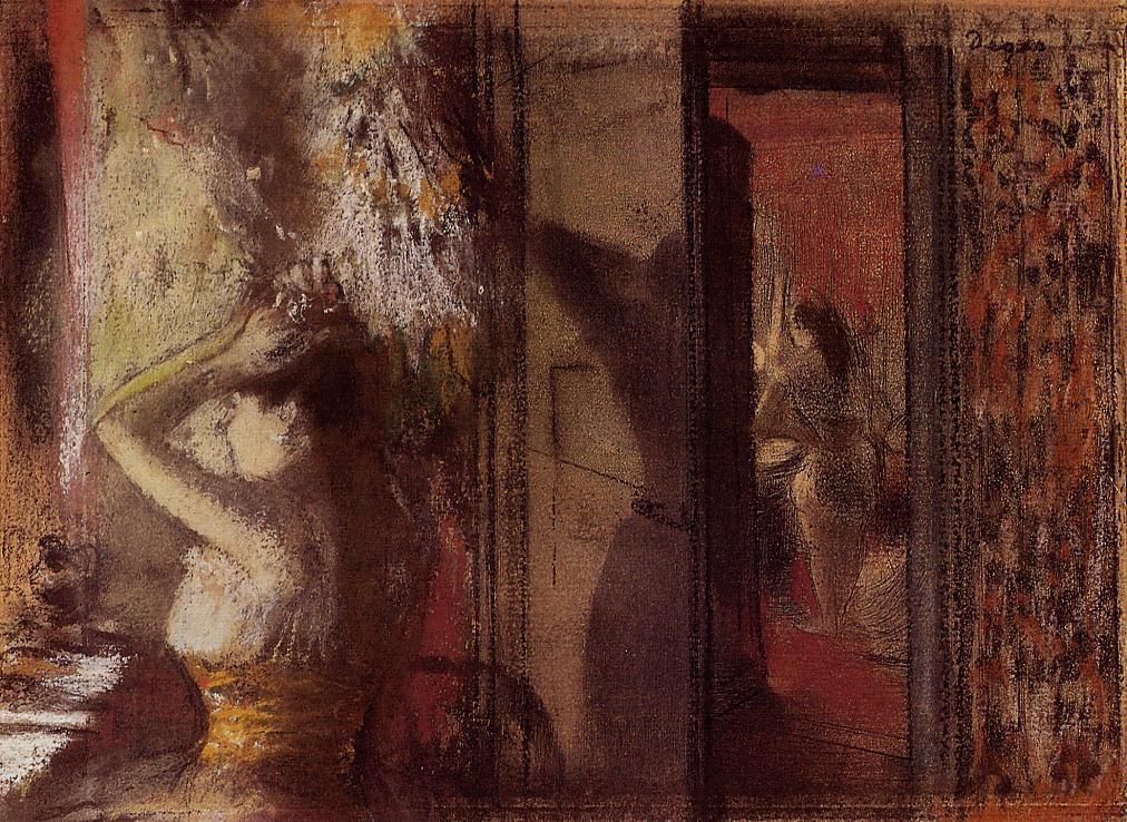 Actresses Vistiendose Habitacion Degas — Edgar Degas — Impresionismo