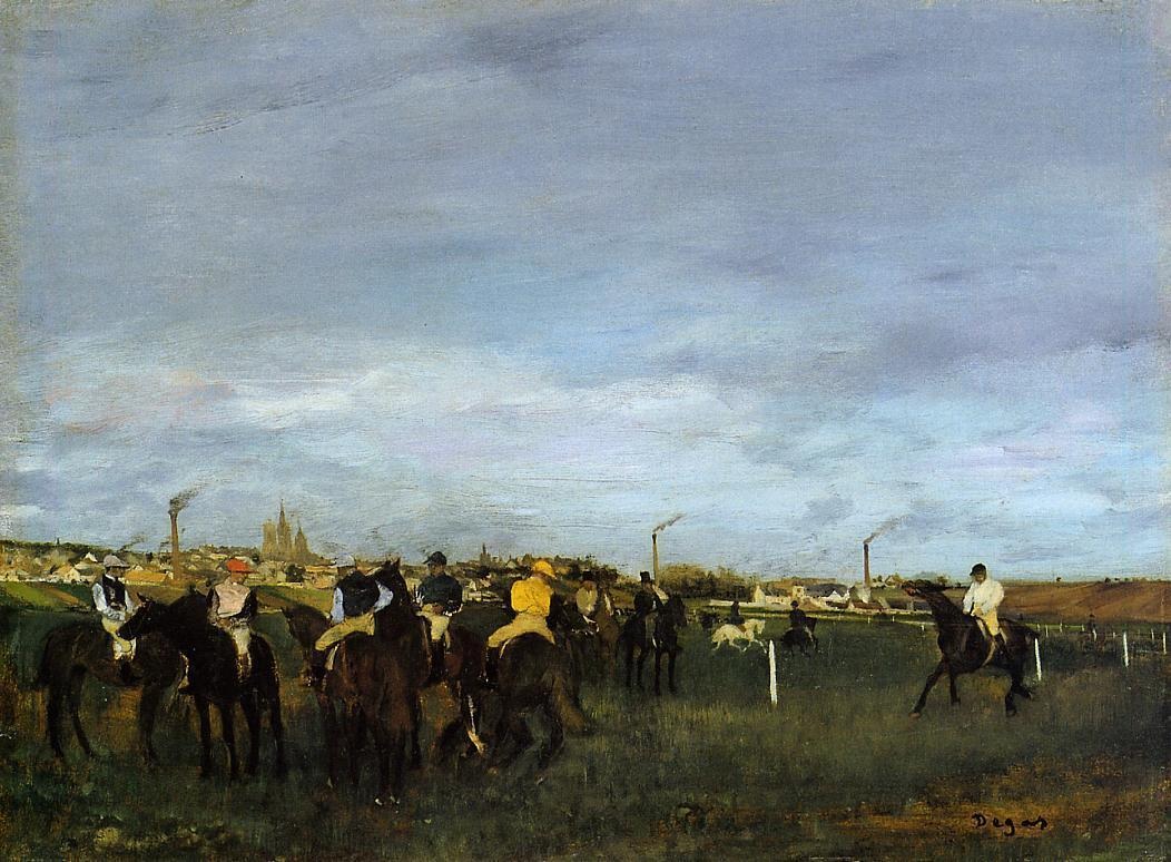 Antes De Race 1 Degas — Edgar Degas — Impresionismo