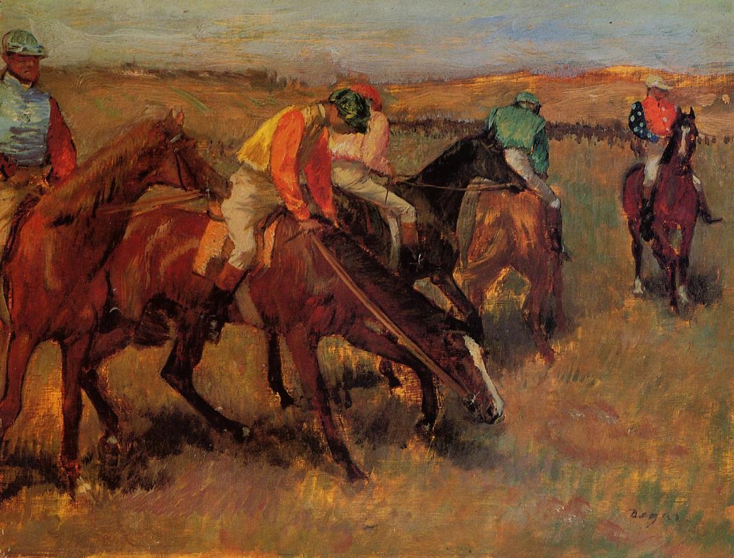 Antes De Race 2 Degas — Edgar Degas — Impresionismo