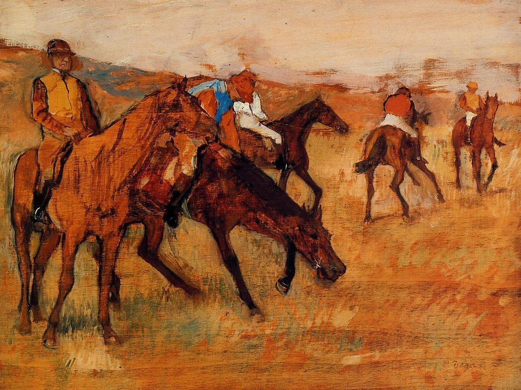 Antes De Race 3 Degas — Edgar Degas — Impresionismo