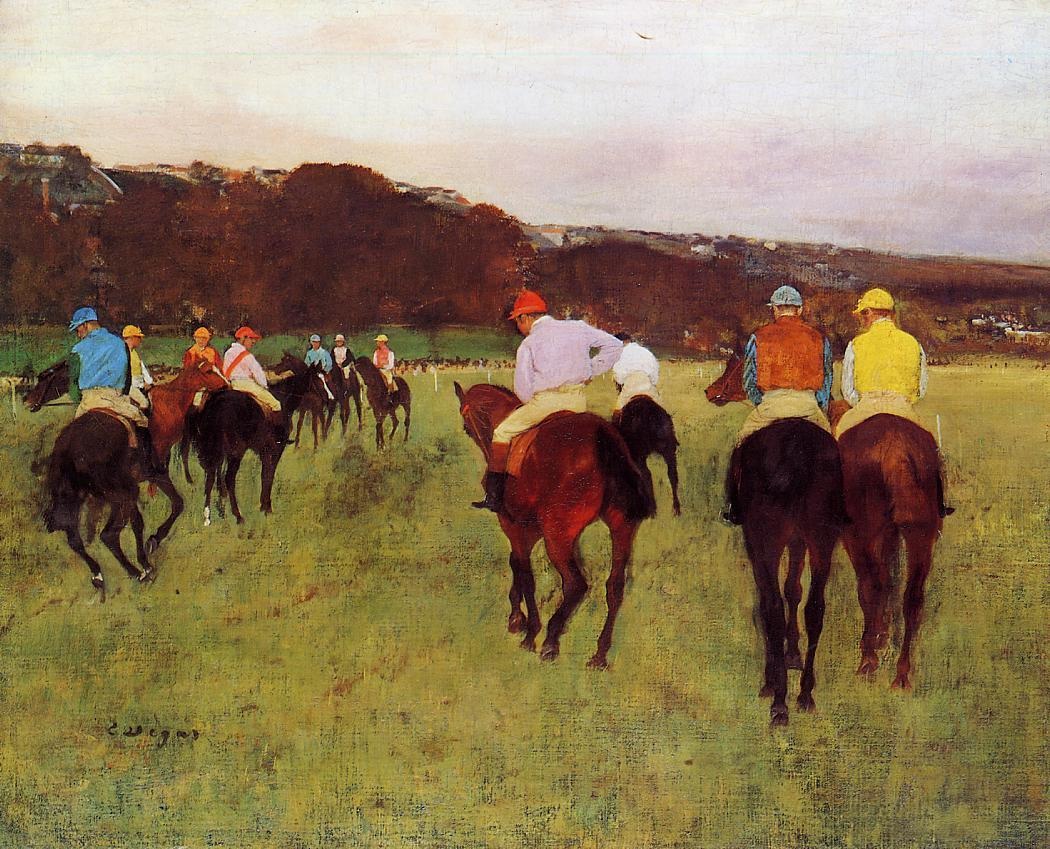 Antes De Start 1 Degas — Edgar Degas — Impresionismo