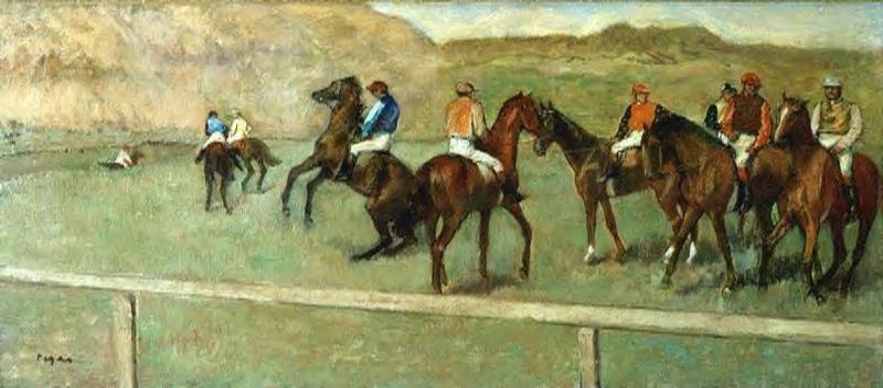 Antes De Start 2 Degas — Edgar Degas — Impresionismo