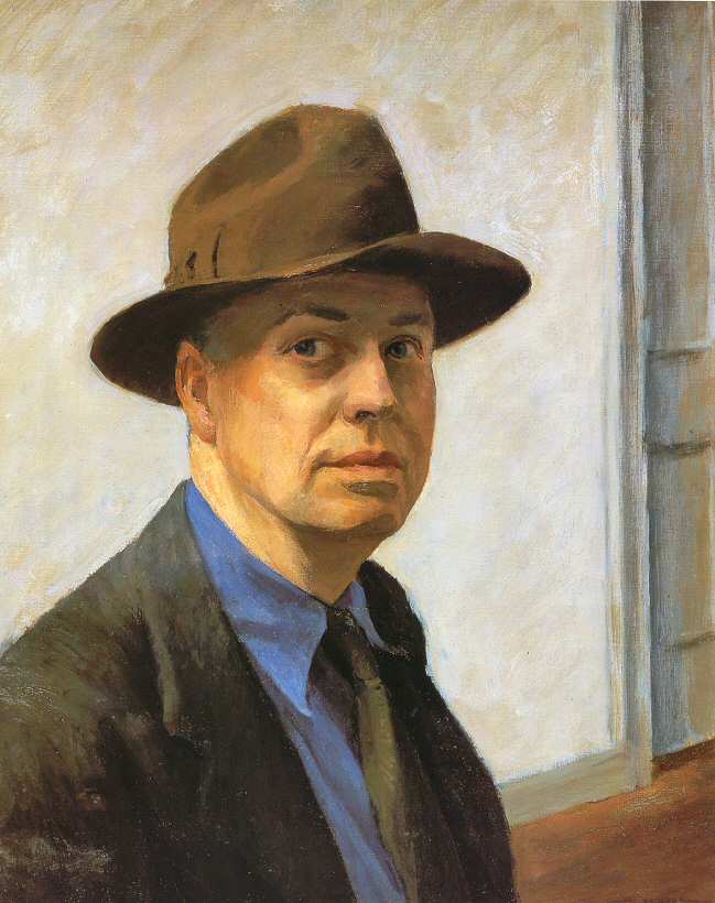 Autorretrato — Edward Hopper — Realismo Americano