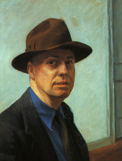 Autorretrato — Edward Hopper — Realismo Americano