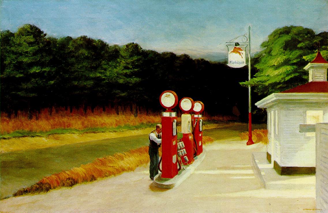 Edward Hopper Gas — Edward Hopper — Realismo Americano