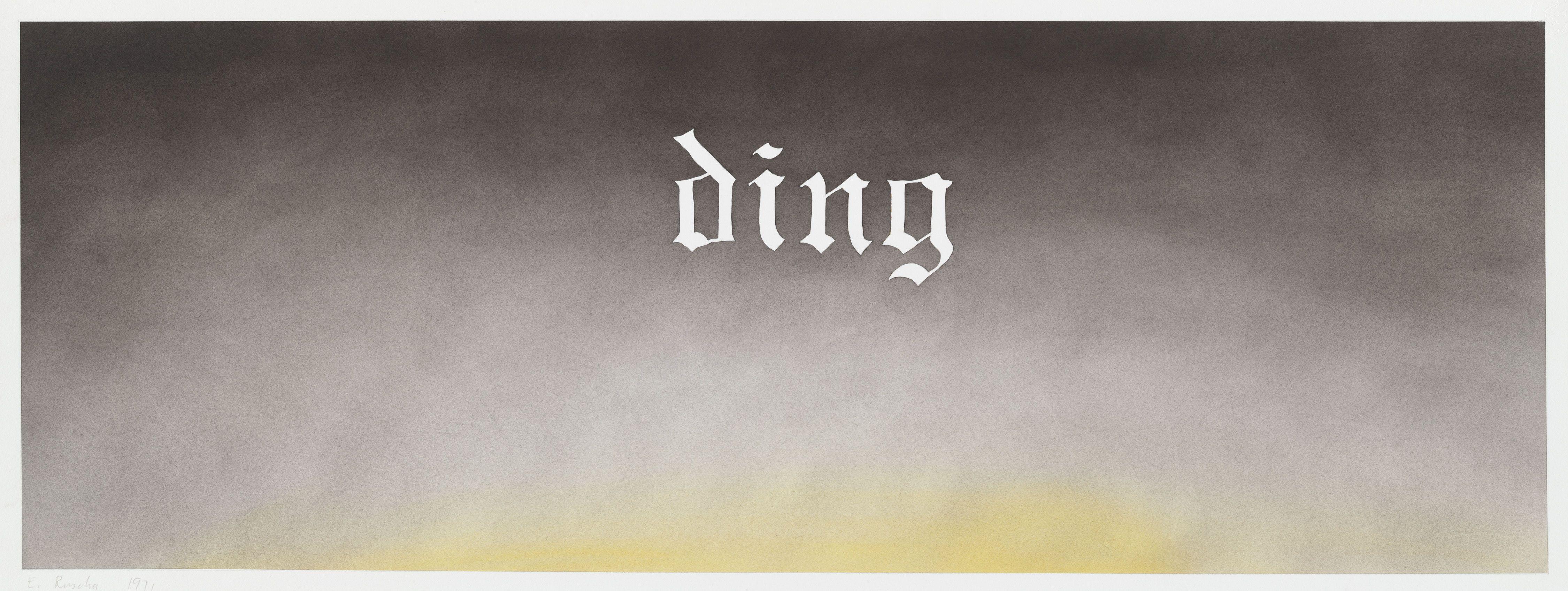 Ding Ruscha — Edward Ruscha