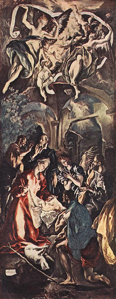 Adoracion De Shepherds 1 Greco — El Greco — Manierismo