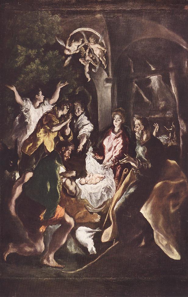 Adoracion De Shepherds 2 Greco — El Greco — Manierismo