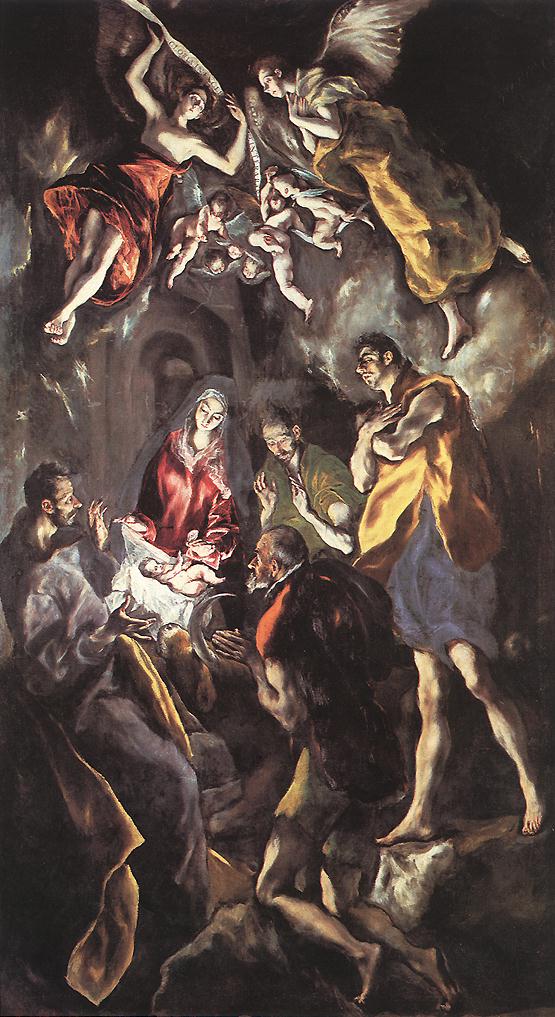 Adoracion De Shepherds 3 Greco — El Greco — Manierismo