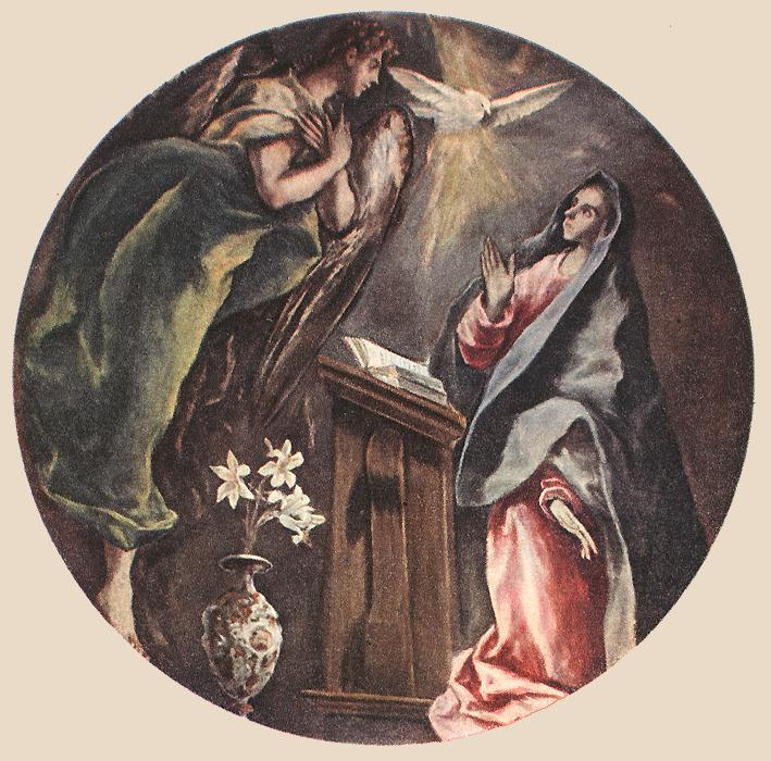 Anunciacion 3 Greco — El Greco — Manierismo