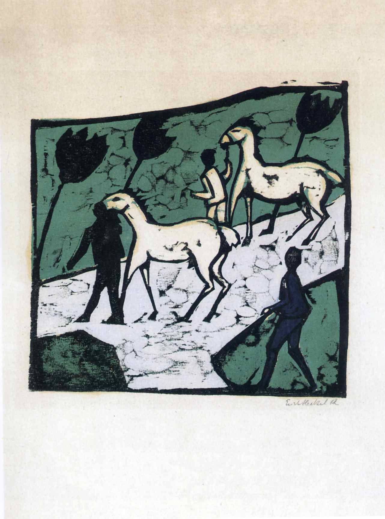 El hombre enfermo (Autorretrato), Erich Heckel