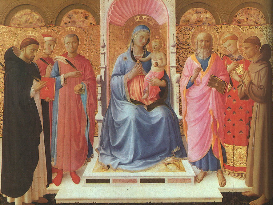 Annalena Altarpiece Angelico — Fra Angelico — Renacimiento Temprano