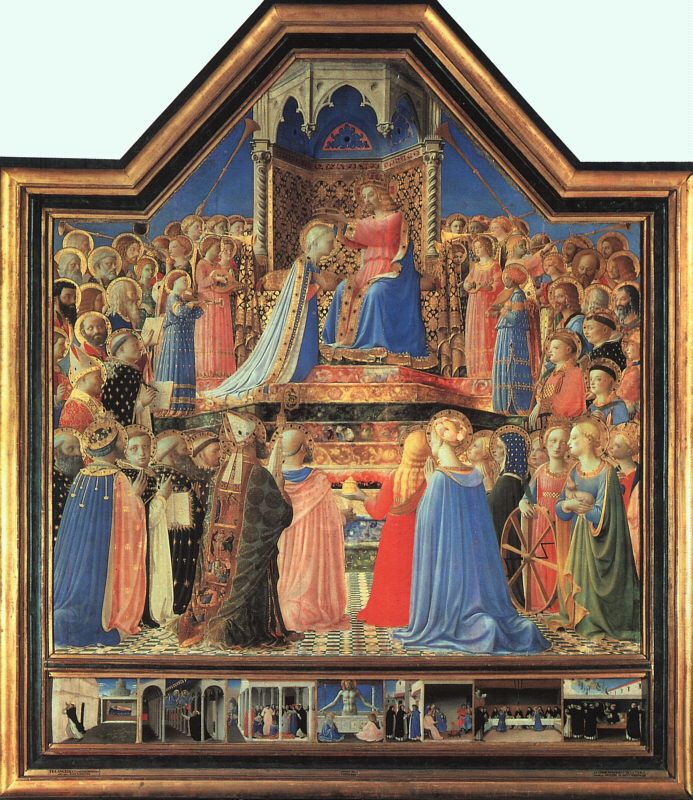 La coronación de la Virgen, Fra Angelico