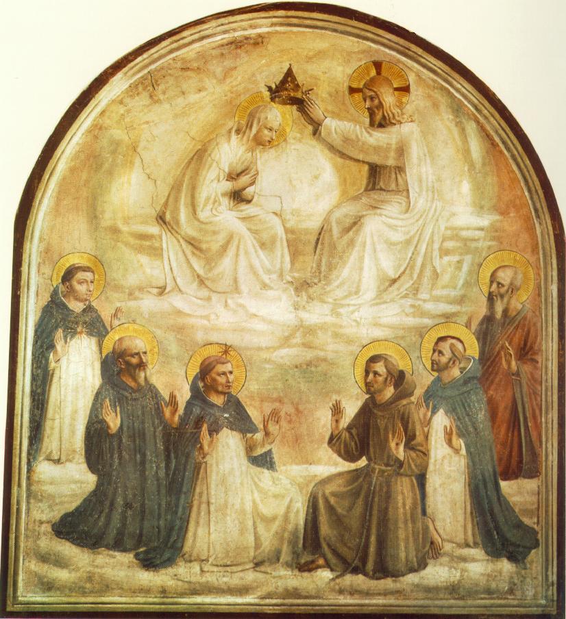 Coronacion De La Virgen Angelico — Fra Angelico — Renacimiento Temprano