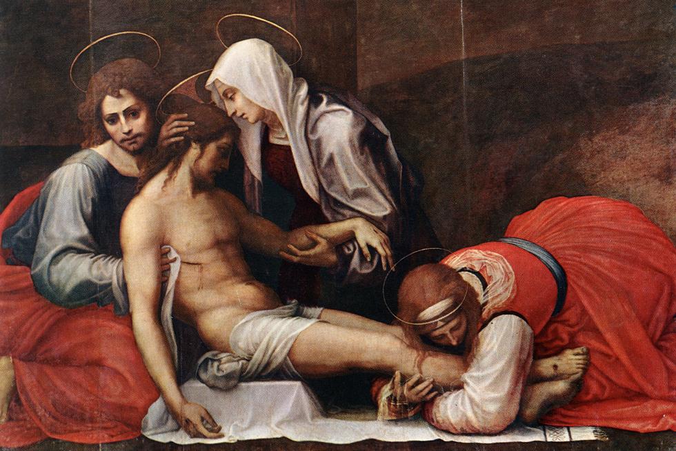 Deposición de la Cruz, Rosso Fiorentino